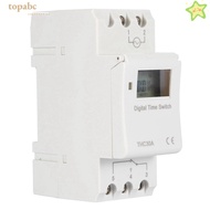 GORROS Electronic Time Control, 220V 1-168h Programmable Digital Timer Switch, Timer Relay 7 Day THC