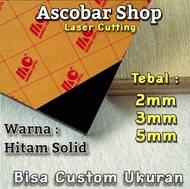 Acrylic Custom 2mm 3mm 5mm Hitam Laser Cutting Potongan Akrilik Custom