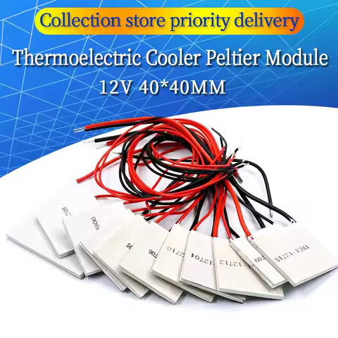 TEC1-12706 Thermoelectric Cooler Peltier TEC1-12705 TEC1-12710 TEC1-12703 40*40MM 12V Peltier Elemen