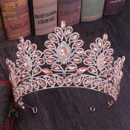 Wedding Headbands Crown Non-Slip Shiny Rhinestones Styling Crown Headpieces Wedding Pageant Crown