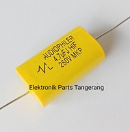KAPASITOR AUDIOPHILER 4.7UF 250V CAPACITOR AUDIOPHILER 4.7UF 250V MKP AUDIOPHILER 4.7UF 250V AUDIOPH