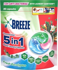 Breeze 5 In 1 Capsules Pouch Fresh Eucalyptus (420g)