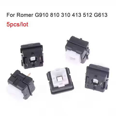 5Pcs Romer-G Switch For G910 G810 G310 G413 G512 G613 Mechanical Keyboard Shaft Change Shaft Black S