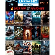 [USB] [15 Movies] 2023 [2]Bluray Latest Movie Series Full HD1080P Extraction Zodiac Pulau Hypnotic P