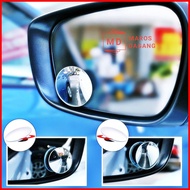 360 ADJUSTABLE WIDE ANGLE Motorcycle Car MIRROR Blind Spot MIRROR