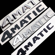 4MATIC Logo Black For Mercedes Benz A B C E G S ML SL CL GLA CLA Class AMG 4MATIC 4 MATIC
