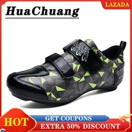 HUACHUANG 2021 New Cycling Shoes Men MTB Sneakers Mountain Bike Shoes SPD Cleats Road Bicycle Shoes Sports Outdoor Training Bicycle Sneakers Cleats Shoes Cycling Shoes Mtb Sale Cycling Shoes Mtb Shimano