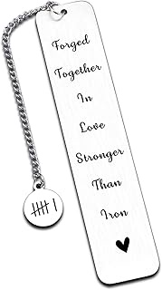 6 Year Anniversary Iron Gifts for Him Her Iron Gifts for 6th Anniversary Bookmark for Women Men 6th 
