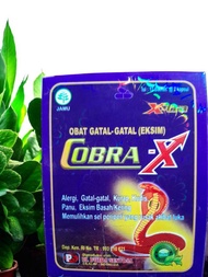 COBRA-X Jamu Tradisional Herbal untuk Mengobati Gatal Gatal & Panu 1 Box 12 Sachet