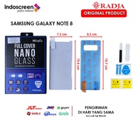 Hikaru Nano Tempered Glass UV Full Set Samsung Galaxy Note 8 _ ORI