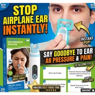 [SG Stock] Ear Pressure Reliever Eustachian Tube Unblocker Airplane Ear Pain & Tinnitus Drug-Free