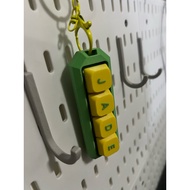 keyboard clicker fidget toy keychain 3d printed fidget clicker