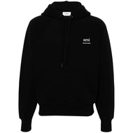 AMI Paris Ami de Coeur Logo-Print Hoodie