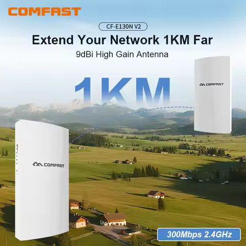 COMFAST 1KM WIFI Range Access Wireless Outdoor CPE Router Extender 2.4G 300M WiFi Bridge Access Poin