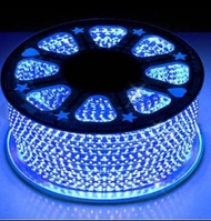 PAKET 1 ROL Lampu LED Strip Selang 5050 SMD 220 Volt Hias Dekorasi Plafon 1 Rol - Putih
