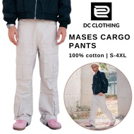 DC CLOTHING Mases Men's Cargo Pants – Tactical Pants Men Cotton Baggy Pants Streetwear Cargo Trouser