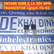 20pcs 2N5088 5088 0.1A 30V NPN TRANSISTOR reverse TO-92 kde4296