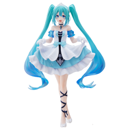 2023 New Anime Hatsune Miku นักร้องเสมือนจริงมังงะ Figurines Cinderella Hatsune Miku Pvc ตุ๊กตาขยับแขนขาได้ Kawaii ใหม่ปีของขวัญ