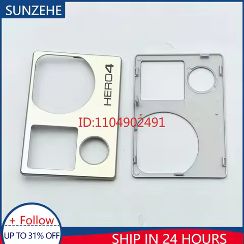 1pcs Silver New Front Board Frame Front Cover Panel Faceplate Action Video for GoPro Hero 4 Camera R