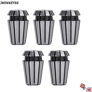 IWENNEYBU 5Pcs CNC Collet Chuck, ER11 Type 1/16" to 1/4" Range ER11 Spring Collet Set, Precision Spr