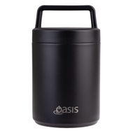 Oasis Stainless Steel Insulated Dual Compartment Food Flask with Handle 480ML