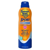 Banana Boat sport coolzone spf 50 sunscreen sunblock spray USA