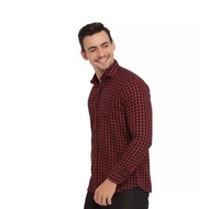 KEMEJA Imported Flannel Shirt for Men, Distro Long Sleeve Men's Plaid Shirt Original NOT grinlight n