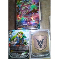 Buddyfight English Linkdragon Agito Deck 52pcs include Foil Buddy and Printer Flag