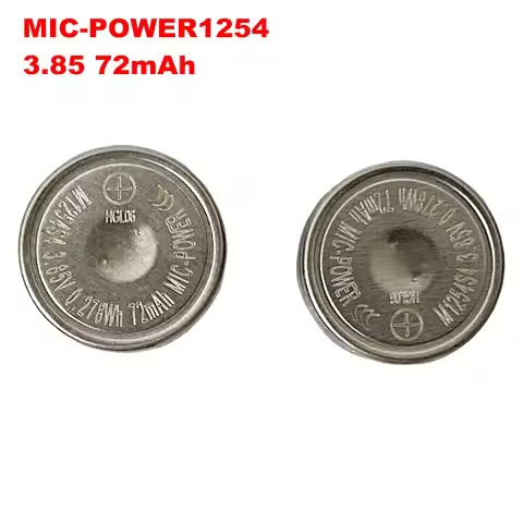 2-5PCS 3.85V 72mAh ICR1254 CP1254 M1254S4 Lir1254 Battery for Samsung Galaxy Buds LIVE SM-R180 EP-QR