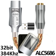 HiFi DAC Cáp USB TypeC/Lightning Sang Jack Âm Thanh 3.5mm Bộ Chuyển Đổi Âm Thanh Kỹ Thuật Số 32bit/3