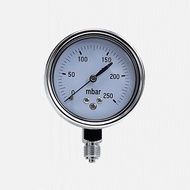 0-150Mbar 200Mbar 0-250Mbar 400Mbar 500Mbar 600Mbar Manometer Gauge Gas Pressure Gauge Mbar Pressure
