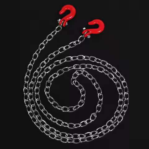 playing 0.0486111111111111 RC Crawler Accessories Tow Chain with Trailer Hook for