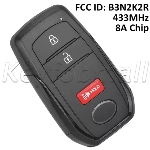 DIYKEY B3N2K2R 434MHz Smart Remote Car Key Fob for Toyota Land Cruiser 2022 2023 2024 2025 P4 BA 8A 