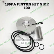 @ @ @ 186fa Piston Ring Piston Ring Piston Kit Diesel Genset Silent Krisbow Krisbow UK .100
