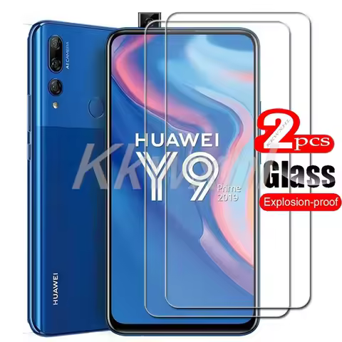 2PCS FOR Huawei Y9 Prime 2019 6.59" Tempered Glass Cover ON HuaweiY9Prime Y9Prime P Smart Z Screen P