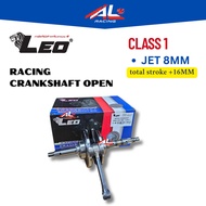 LEO RACING CRANKSHAFT EX5 CLASS + 8MM CLASS 1 HONDA JET UP JACKROD