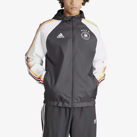 Adidas Official Genuine 2024 Men's Football Training Windproof Sport Jacket IU2086