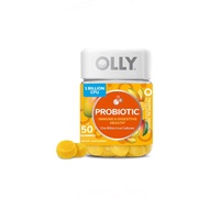 OLLY Probiotic Gummy, Immune and Digestive Support, 1 Billion CFUs, Chewable Probiotic Supplement, Mango, 25 Day Supply
