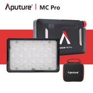 Aputure MC Pro 5w RGBww Mini Pocket Light 2000K-10000K Built-in 9 Lighting Effect IP65 CRI 96+ for Video Living Streaming Studio