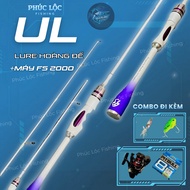 Cheap UL Full Emperor Fishing Rod Combo Duekio FS2000 Reel Free Phuc Loc Fishing Tackle