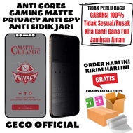 TG Anti Scratch Gaming Privacy Anti SPY Premium REALME 5 5i 5S 5PRO C1 C2 C3 C11 C12 C15 C20 C21 C21