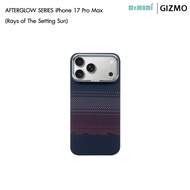 Memumi รุ่น 17 P / 17 PM เคสคาร์บอนไฟเบอร์แม่เหล็ก สีกรม Case Kevlar-Sunset Series Mag