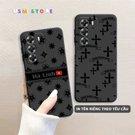 Oppo Realme C75 / Realme C75X / Realme V70/ Realme V70s / Realme C73 case, cross with personal name 