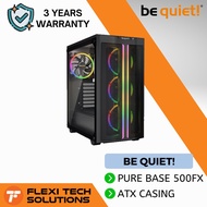 Flexi Tech BE QUIET PURE BASE 500FX Black ATX Pre-installed Light Wings Fan PC Desktop Casing