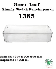 Green Leaf Simply Wadah Serbaguna 1834 1835 / Organiser Kulkas / Storage Tray
