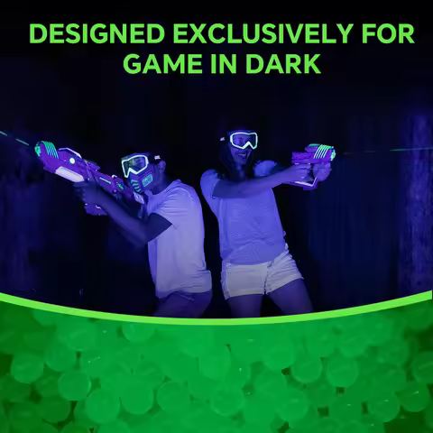 6MM Glow in The Dark 6mm Airsoft BB Pellets 0.12g Fluorescent Plastic BBS for Airsoft Gun Rifle Shoo