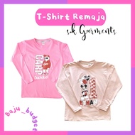 T-Shirt Budak murah/T-Shirt murah/T-shirt budak perempuan/Baju lengan panjang murah