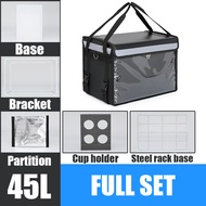 30L/48L/62L/80L Food Delivery Bag Box Thermal Bag for Waterproof Storage Pouch Rider Heat Insulation