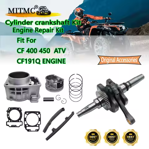 Cylinder Crankshaft kit piston kit For CF 400 450 Cforce Zforce Uforce 450 520 550 191Q ENGINE Parts