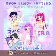 KPOP Demon Hunters (Golden) Sticker Pack | Waterproof Laminated Sticker | Huntrix x Rujinu | SP011